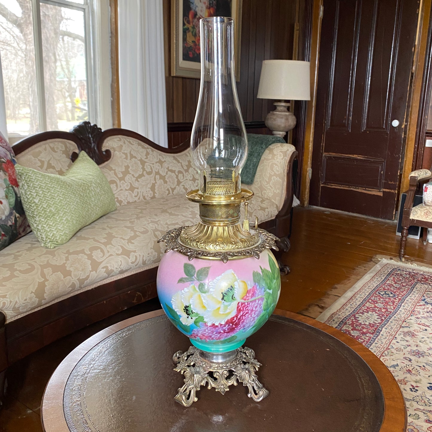 Victorian Banquet Lamp