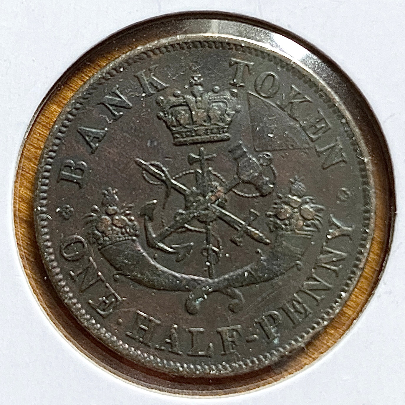 Bank of Upper Canada Half Penny 1852 Bank Token