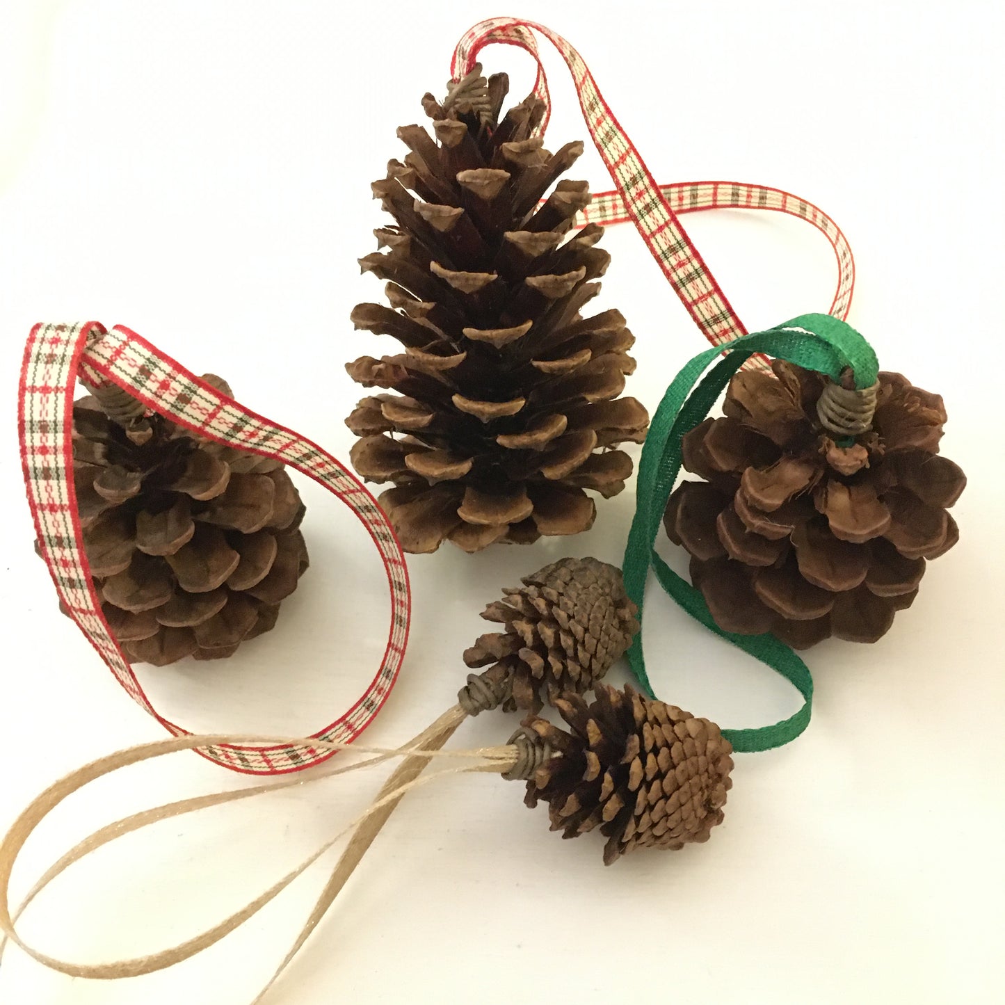 Pinecone Ornaments, Package of 5