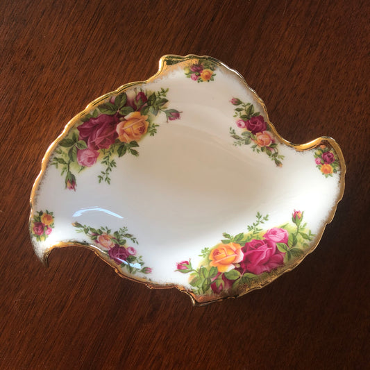Candy Dish, Old Country Roses