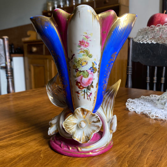 Victorian Hand Painted Porcelain Vase