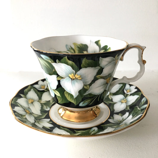 Royal Albert Provincial Flowers 'Trillium' Teacup & Saucer