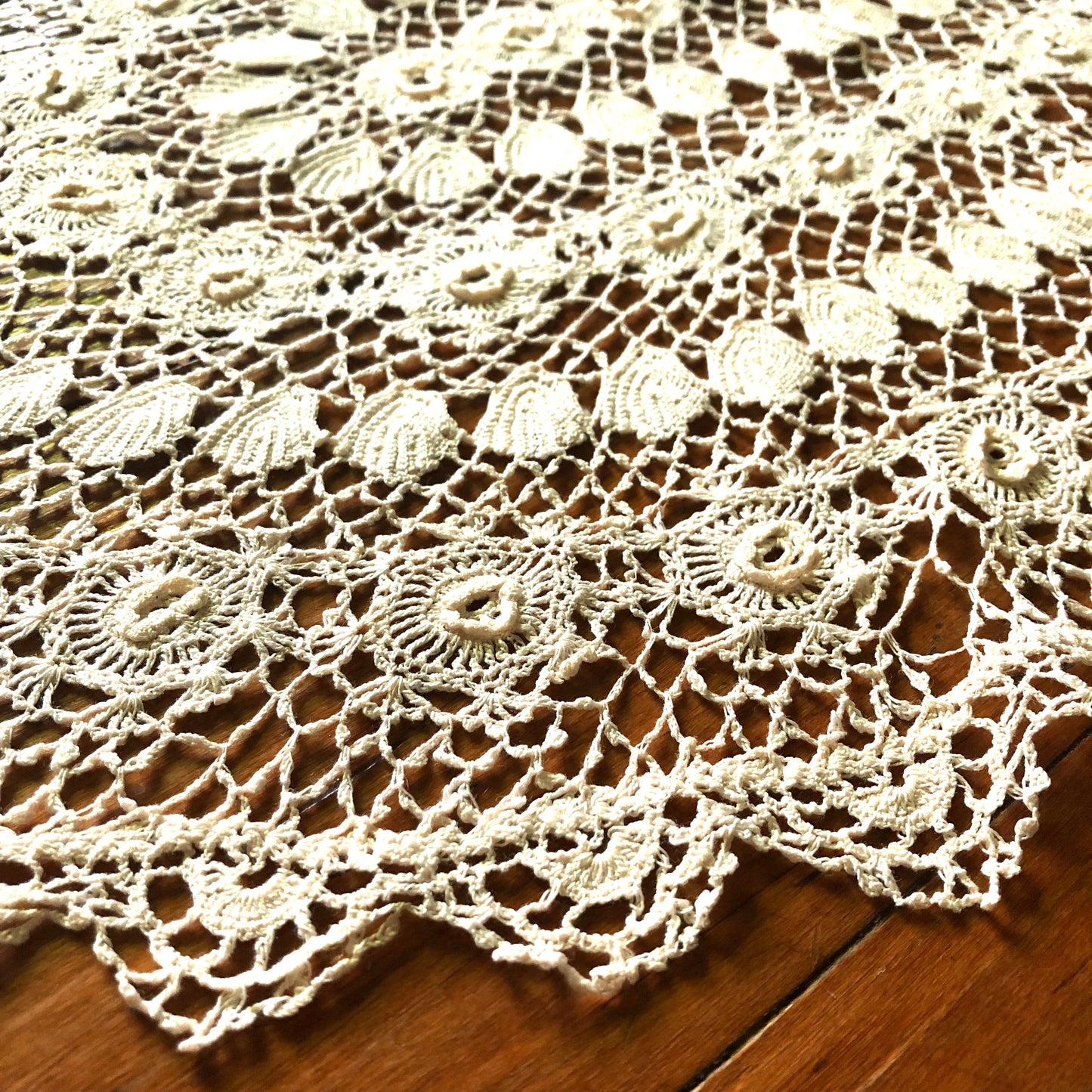 Large Oval Antique Doily