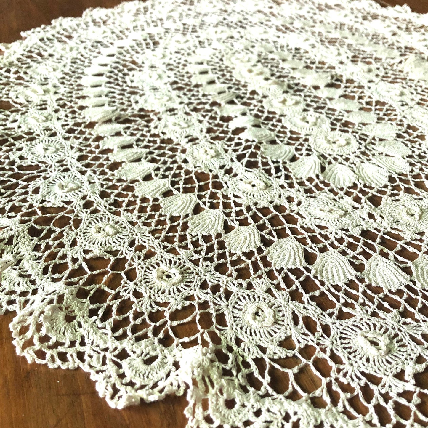 Large Oval Antique Doily