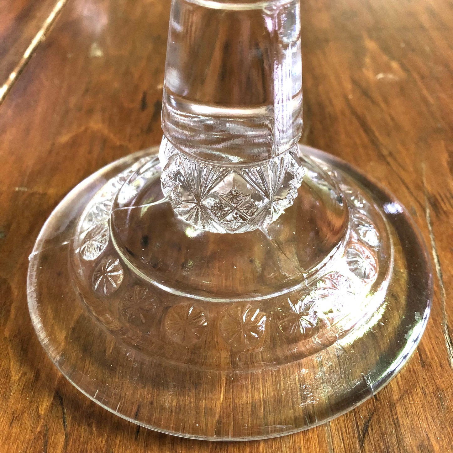 Pressed Glass Compote