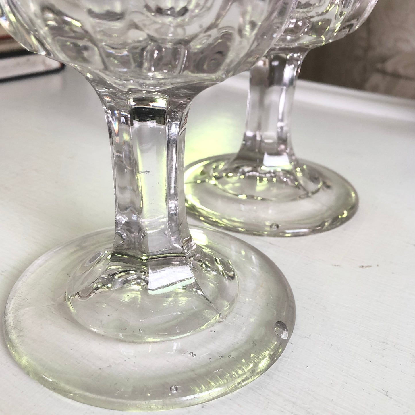 Pressed Glass Celery Vases