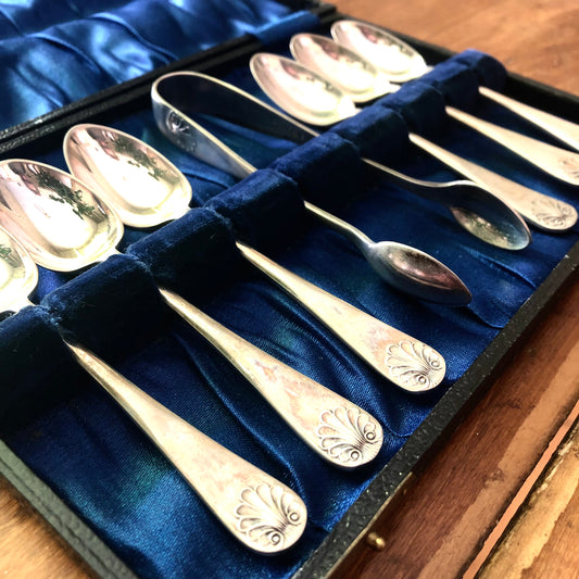 EP Silver Plated Coffee Spoon Set
