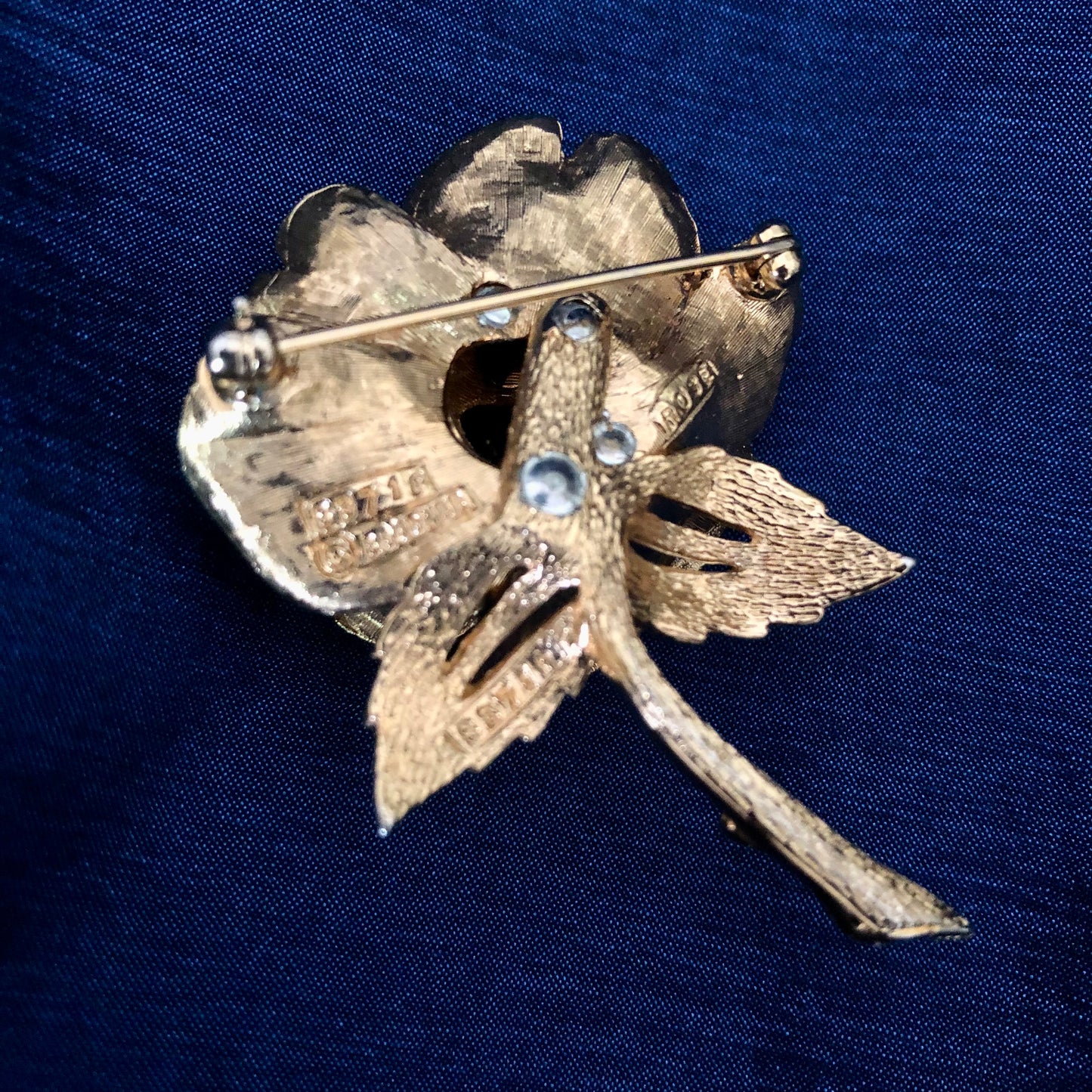 Vintage Rose Pin by Boucher
