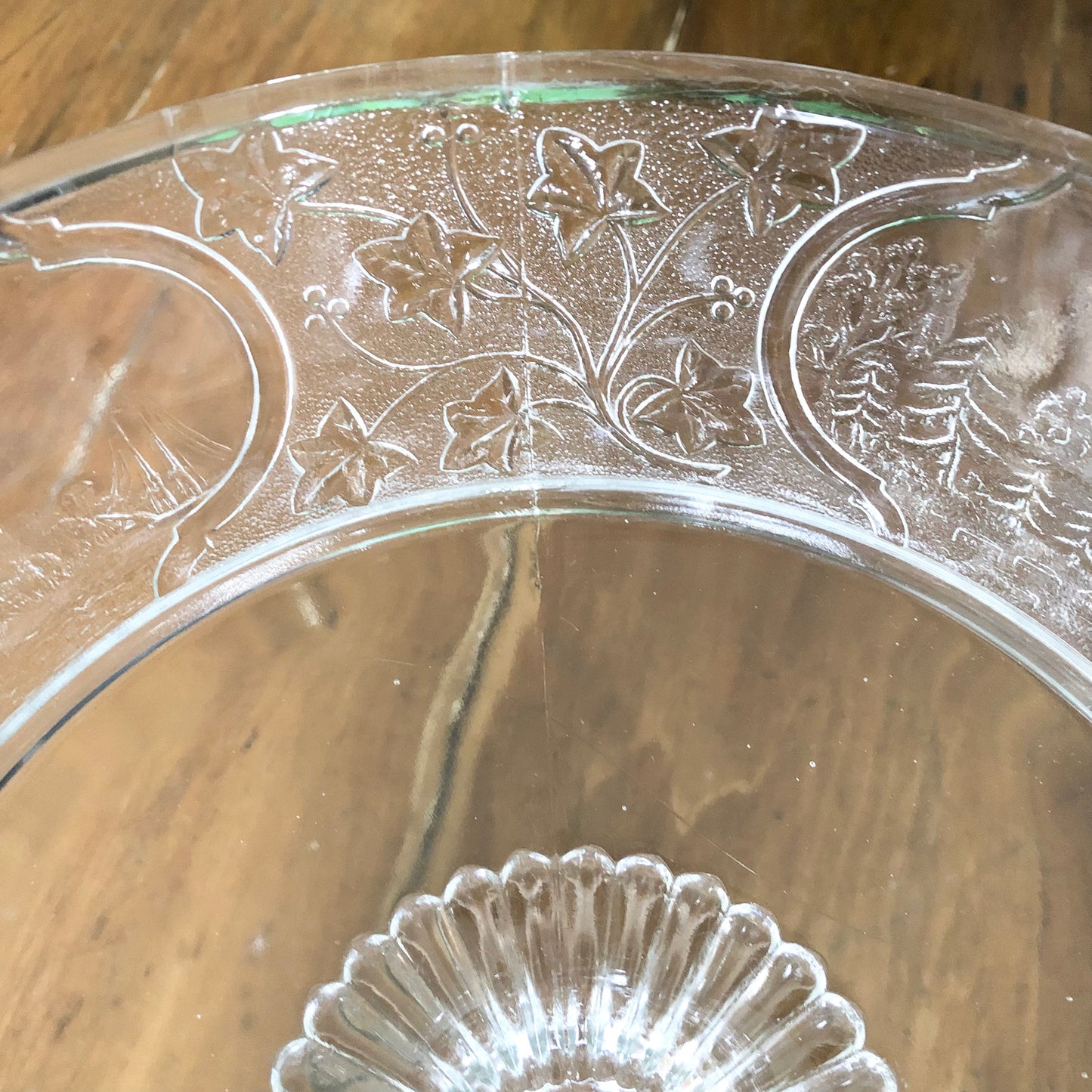 Early Pressed Glass Compote, 'Canadian'