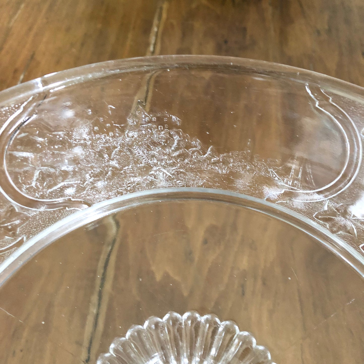 Early Pressed Glass Compote, 'Canadian'